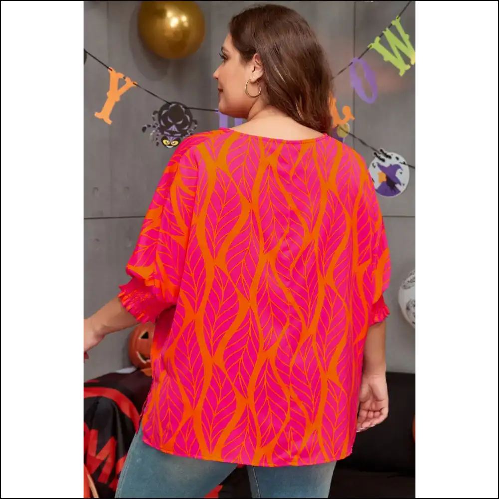 Tropical Bliss Smocked: Finally a Top that Fits my Island Dreams! 🌴 Needful Things - Plus Size Tops on Sale Worldwide Shipping