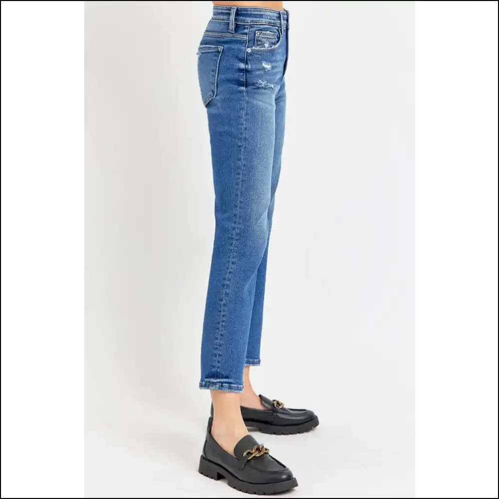 Tummy Control High Rise Jeans: Because who Needs Abs when you have Style? ππ - Jeans on Sale Worldwide Shipping