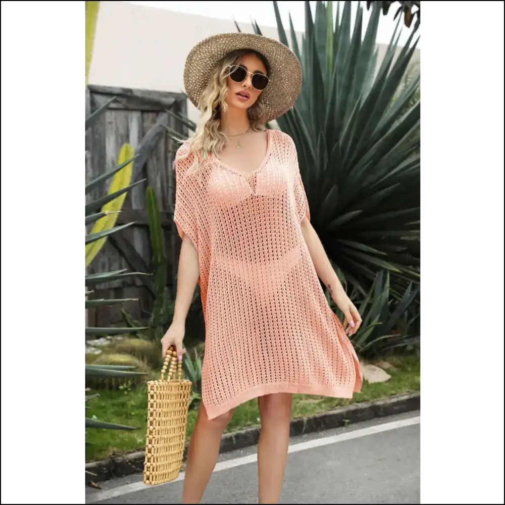 Unleash your Inner Diva in our Slit-tastically Fabulous Needful Things Cover-up Dress! πβ¨ - Tangerine / one Size - Cover-ups Swimwear