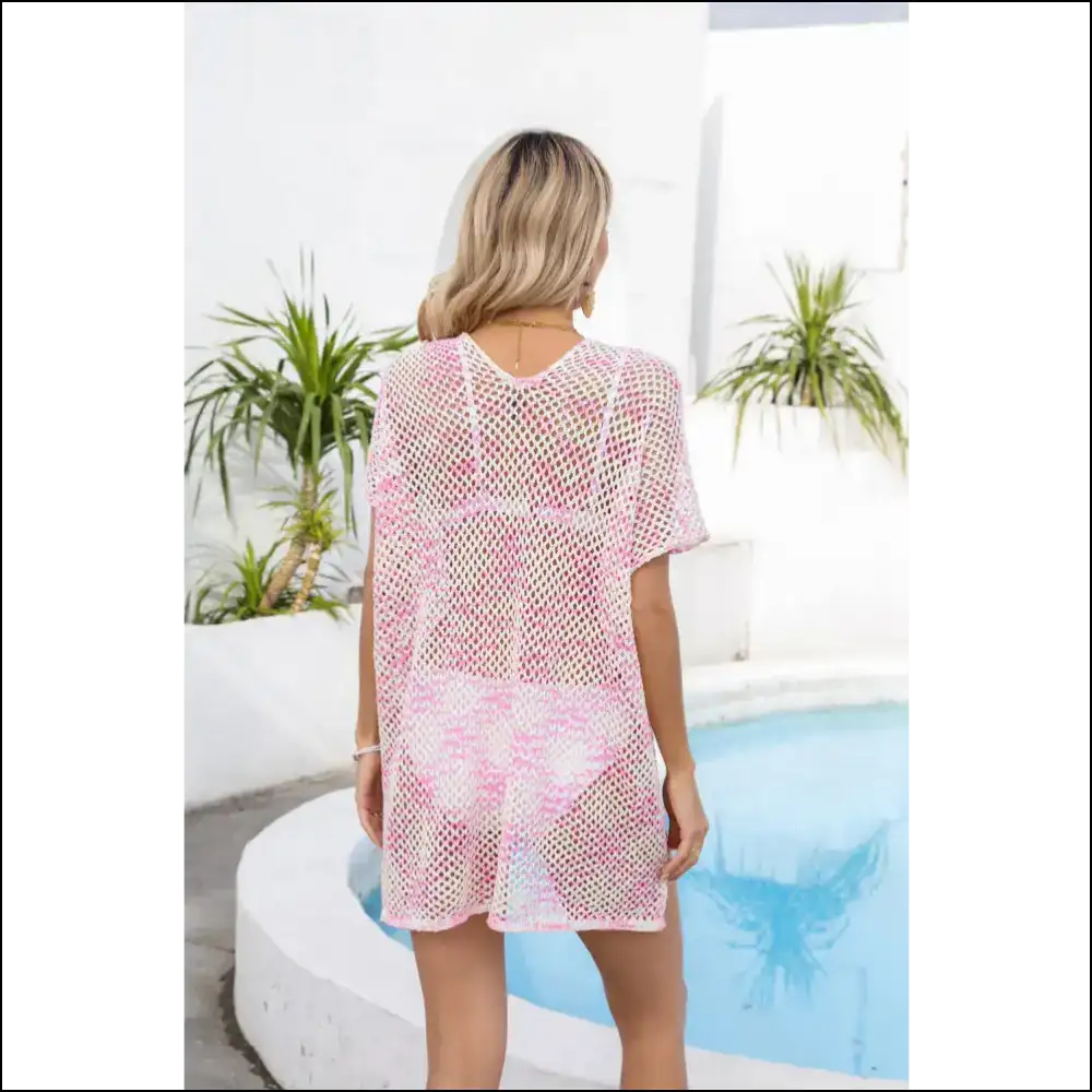 Unleash your Inner Diva with Angel Wings Openwork Cover-up Magic! ✨ - Cover-ups Swimwear on Sale Worldwide Shipping