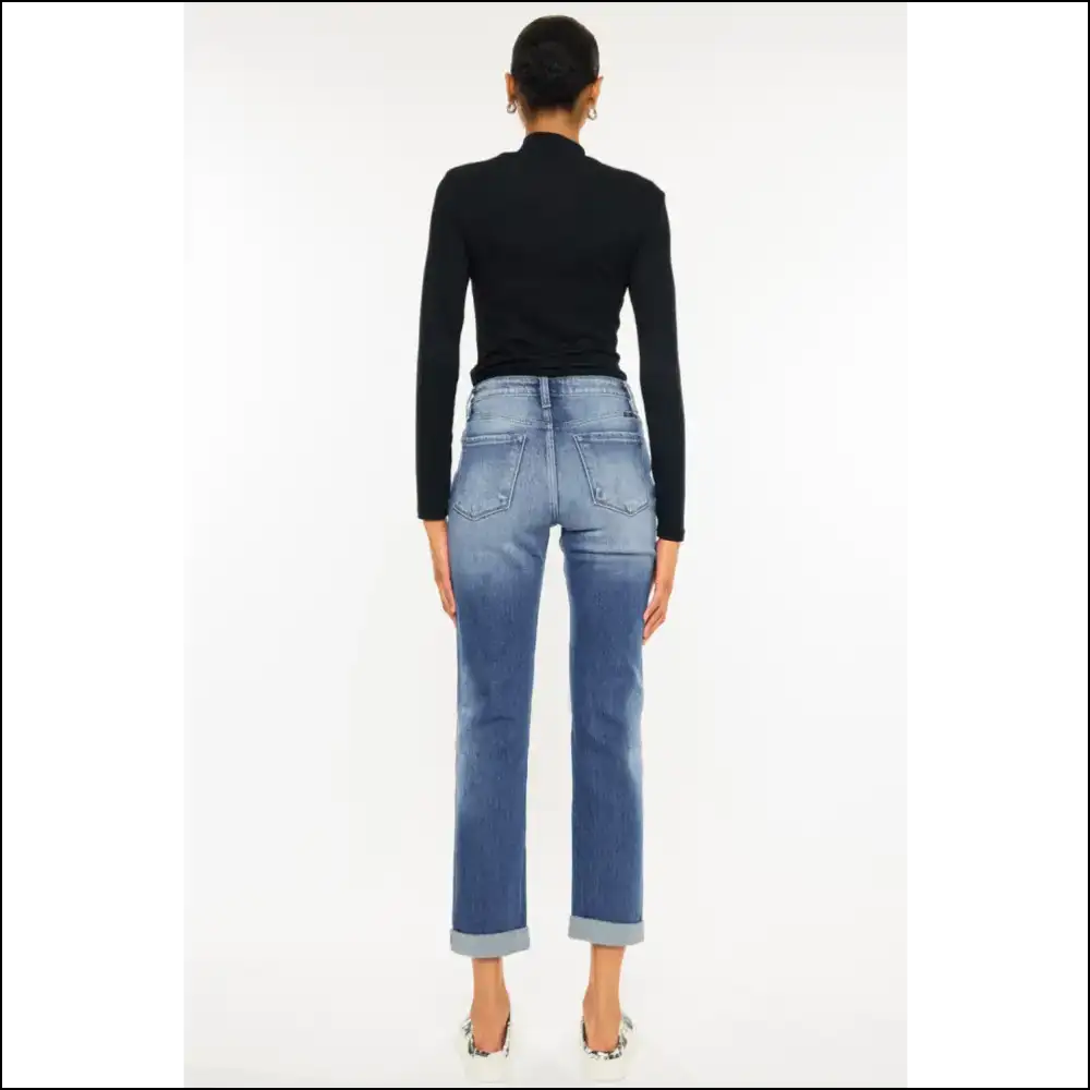 Unleash your Inner Fashionista with Kancan High Waist Distressed Jeans ππ - on Sale Worldwide Shipping