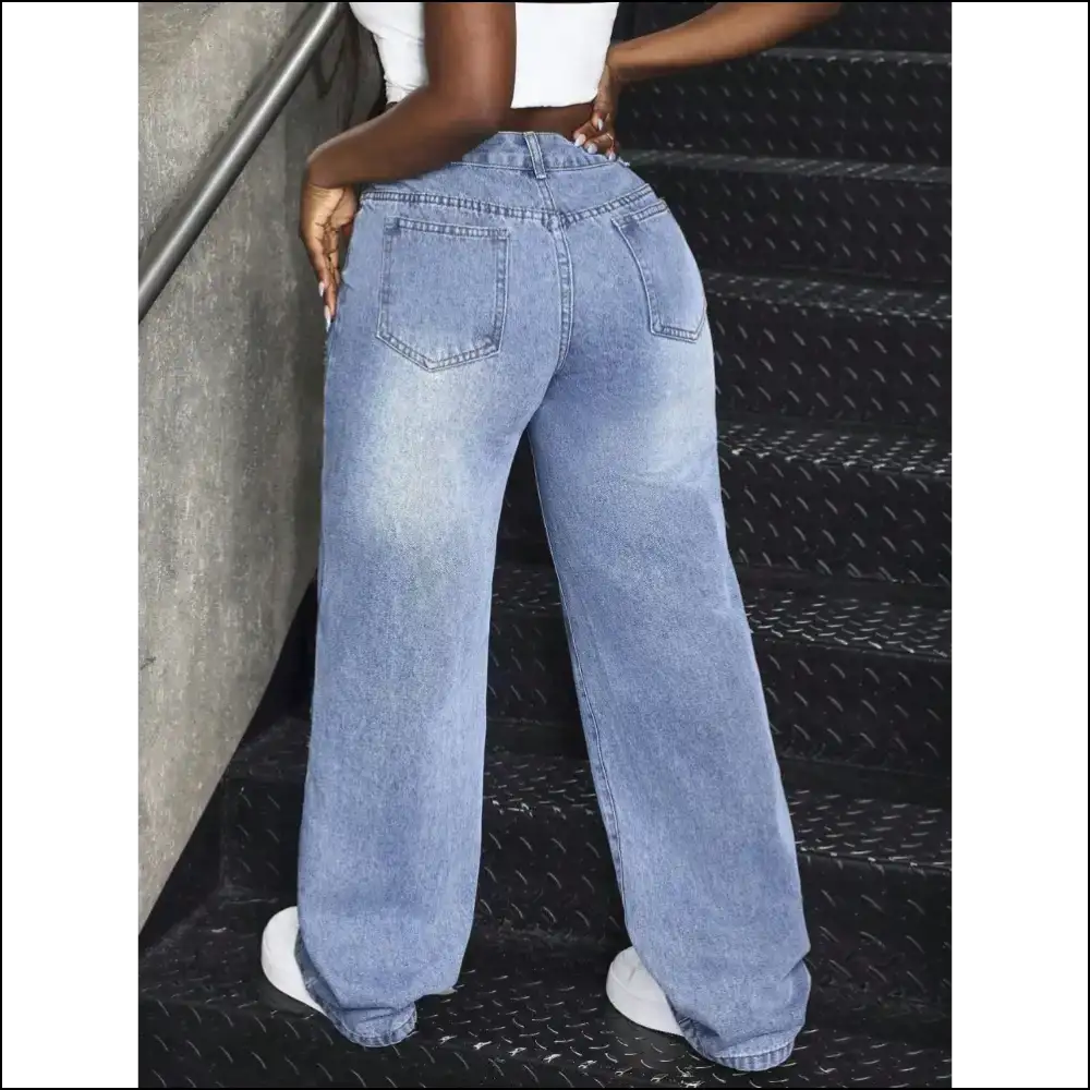 Unleash your Inner Fashionista with Needful Things Wide Leg Wonders! 😎✨ - Jeans on Sale Worldwide Shipping