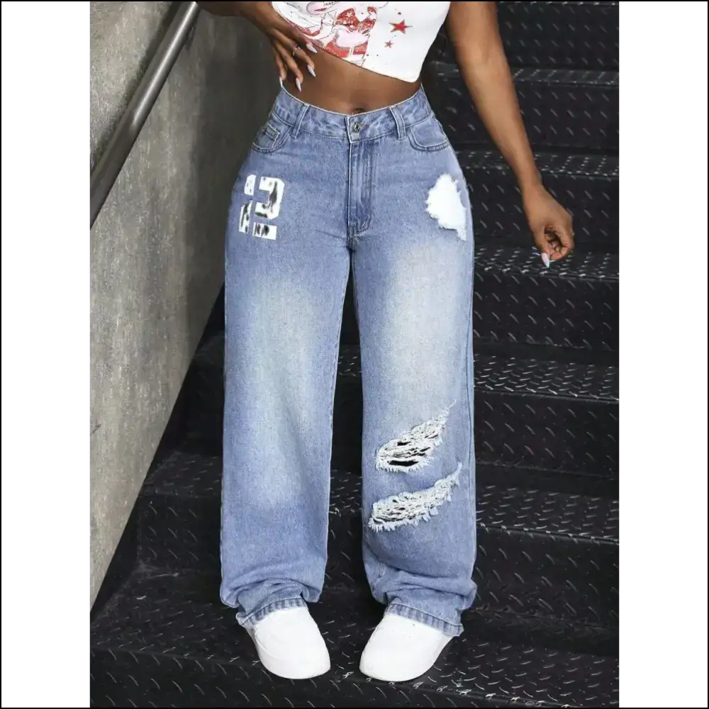 Unleash your Inner Fashionista with Needful Things Wide Leg Wonders! 😎✨ - Jeans on Sale Worldwide Shipping