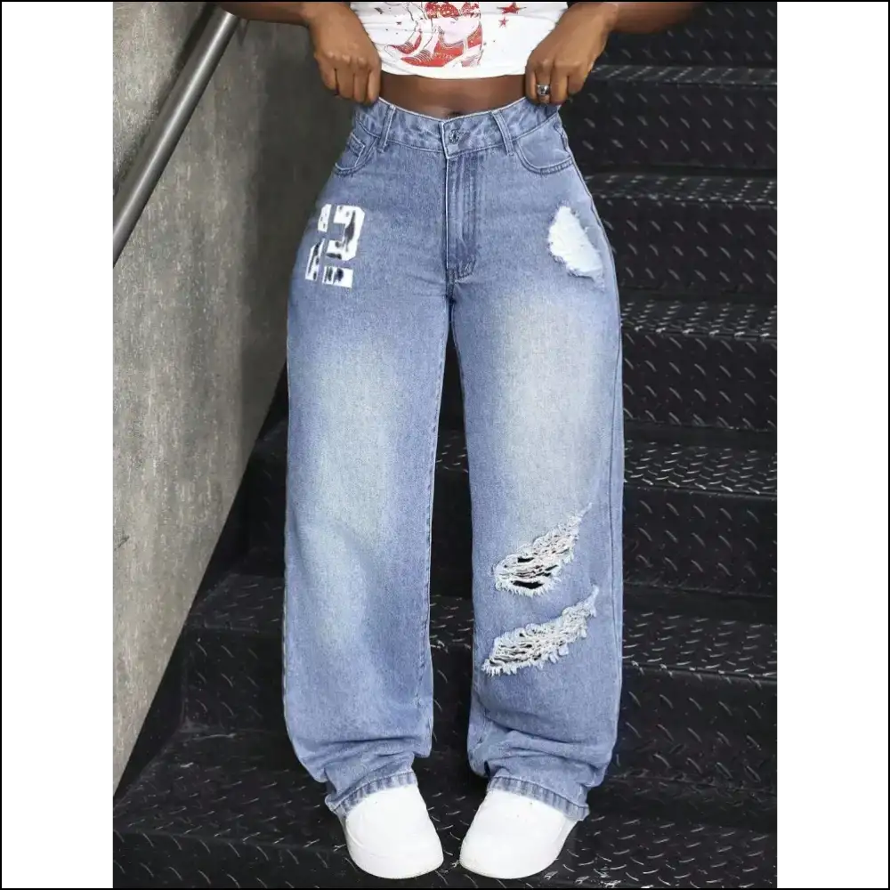 Unleash your Inner Fashionista with Needful Things Wide Leg Wonders! 😎✨ - Jeans on Sale Worldwide Shipping