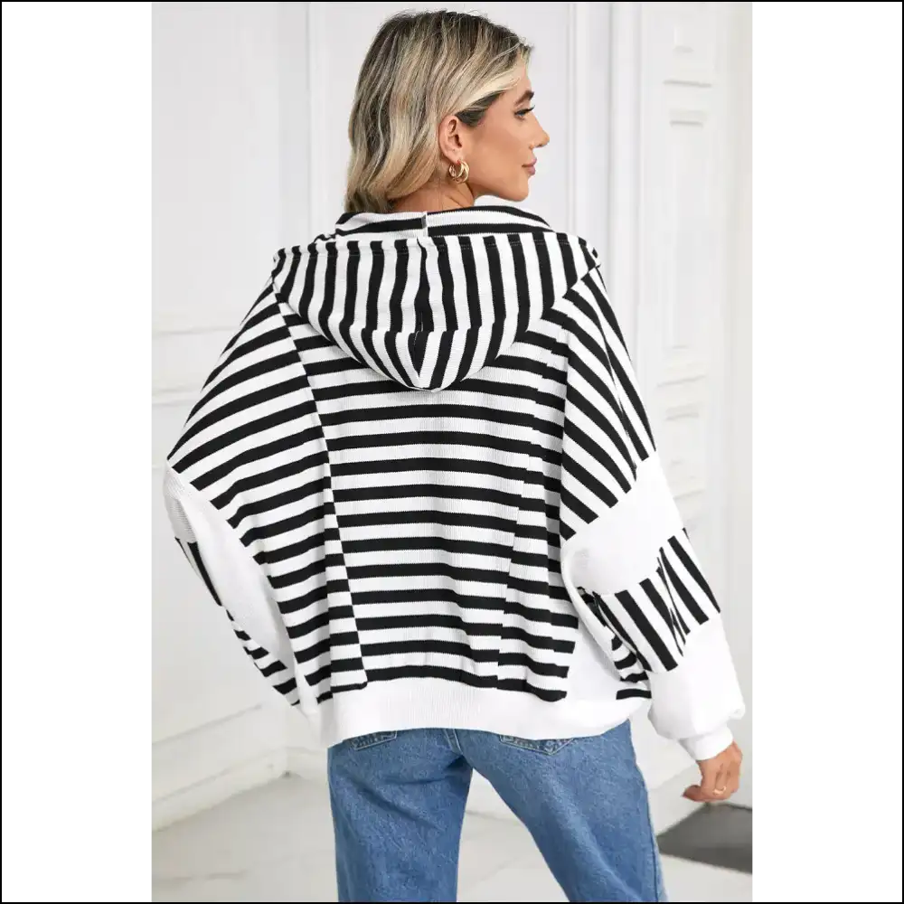 Wfle Patchwork Hoodie your Closet will Thank - Blouses on Sale Worldwide Shipping