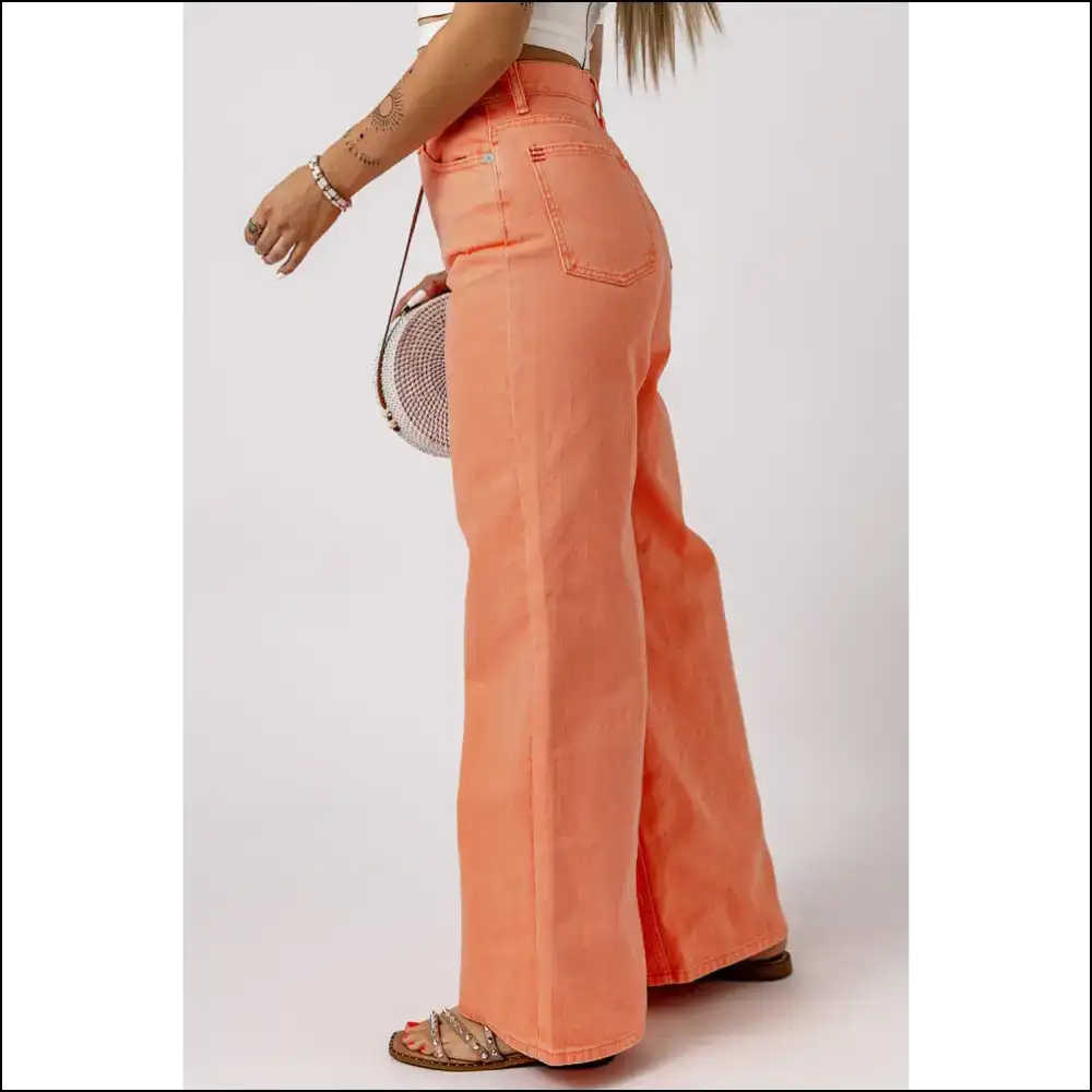 Wide Leg High Waist Jeans: my New Bf who Even Hugs Feelings πββοΈ - Jeans on Sale Worldwide Shipping