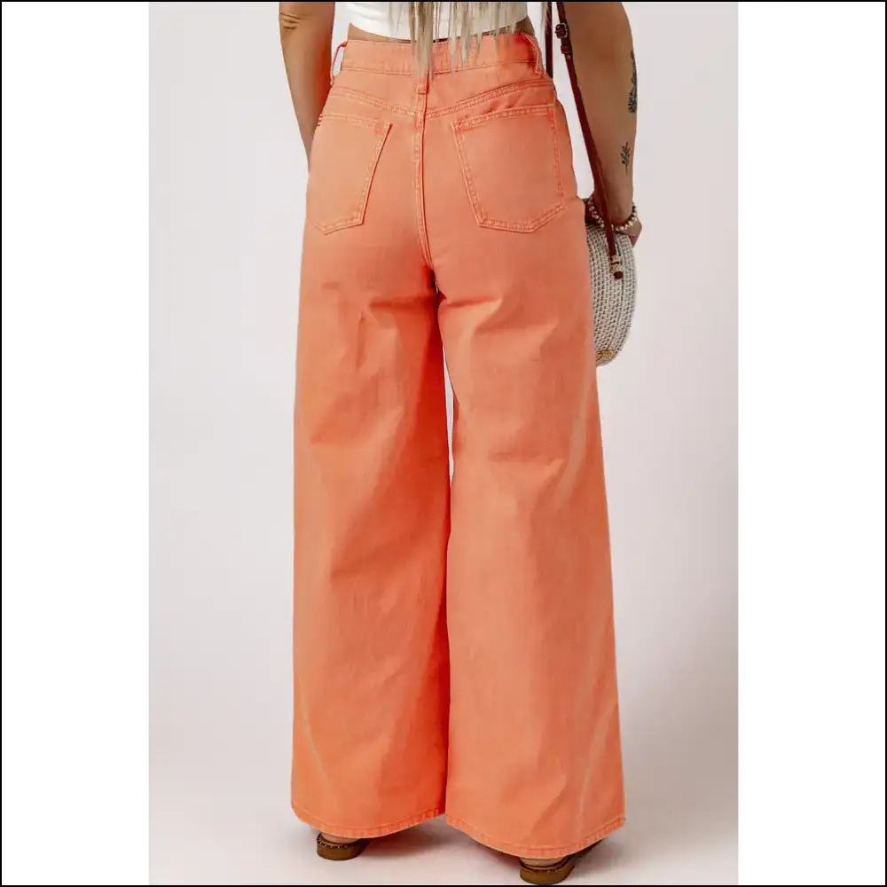 Wide Leg High Waist Jeans: my New Bf who Even Hugs Feelings πββοΈ - Jeans on Sale Worldwide Shipping