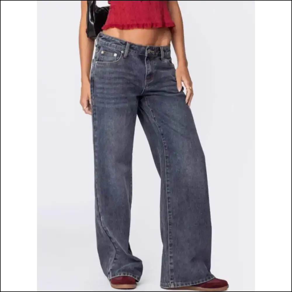 Wide Leg Jeans: Because who Needs a Diet when your Pants are this Fabulous? ๐ - Jeans on Sale Worldwide Shipping