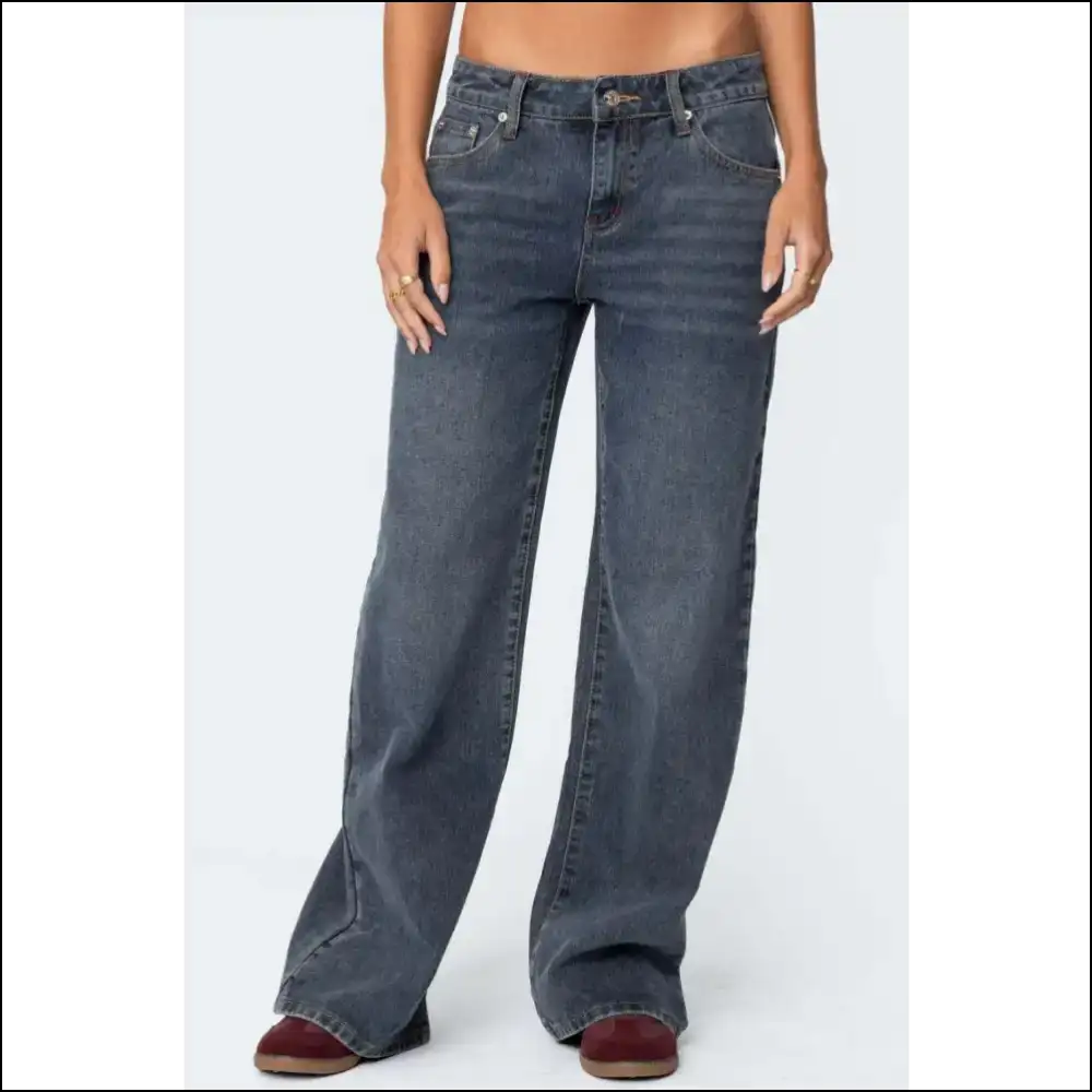 Wide Leg Jeans: Because who Needs a Diet when your Pants are this Fabulous? ๐ - Jeans on Sale Worldwide Shipping