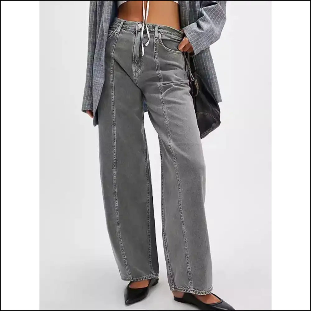 Wide Leg Jeans that Make you Feel Like a Fashionista Without the Pain! πβ¨ - on Sale Worldwide Shipping
