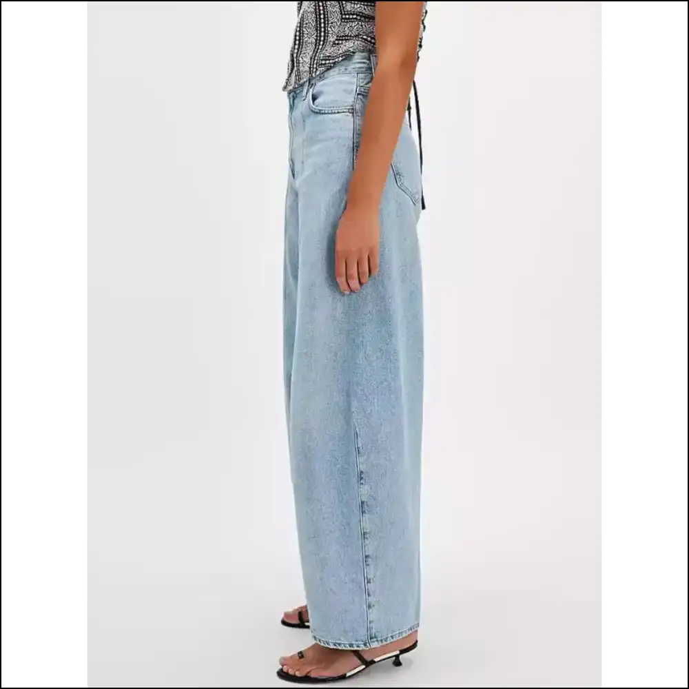 Wide Leg Jeans that Make you Feel Like a Fashionista Without the Pain! πβ¨ - on Sale Worldwide Shipping