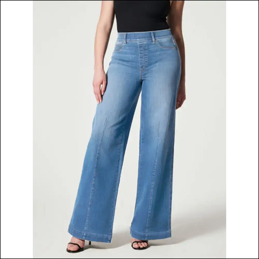 Wide Leg Long Jeans: Because your Legs Deserve a Standing Ovation! - Light / 2xl - Jeans on Sale Worldwide Shipping