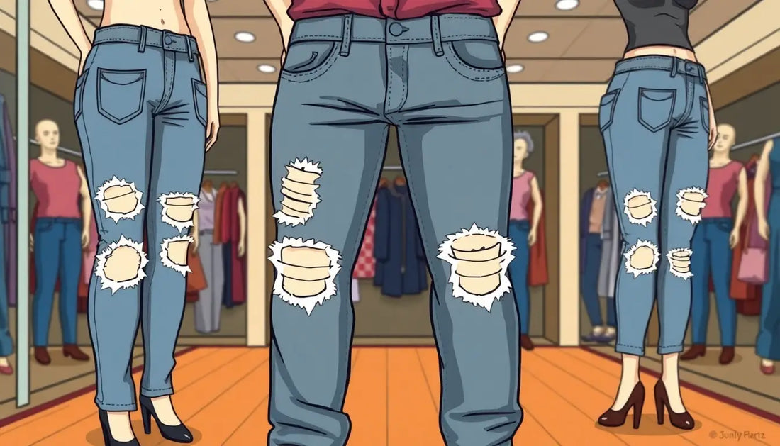 Why do All the Best Jeans Come with Distressing in Places that Make no Sense? 2025