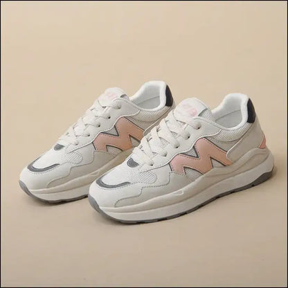 Round Toe Mesh Breathable Athletic Sneakers - Shoes