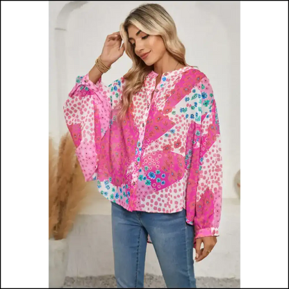 Rose Red Floral Print: so Comfy Youll Forget Pants. 🌹needful Things - Blouses