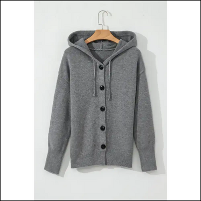 Medium Grey Hooded Cardigan: Finally a Sweater that Gets me 🤪 Needful Things Cardigans