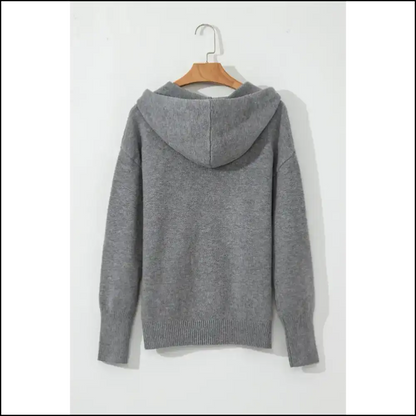 Medium Grey Hooded Cardigan: Finally a Sweater that Gets me 🤪 Needful Things Cardigans