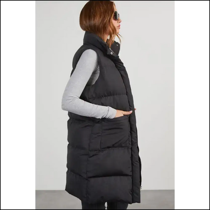 Needful Things: Black Solid Puffer Vest – so Chic it Hurts (but Feels Amazing!) 😎 Coats