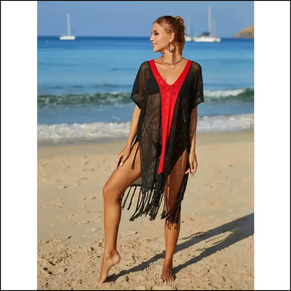 Feel Like a Goddess in our Angel Wings Cover-up - Fringe Benefits Included! - Cover-ups