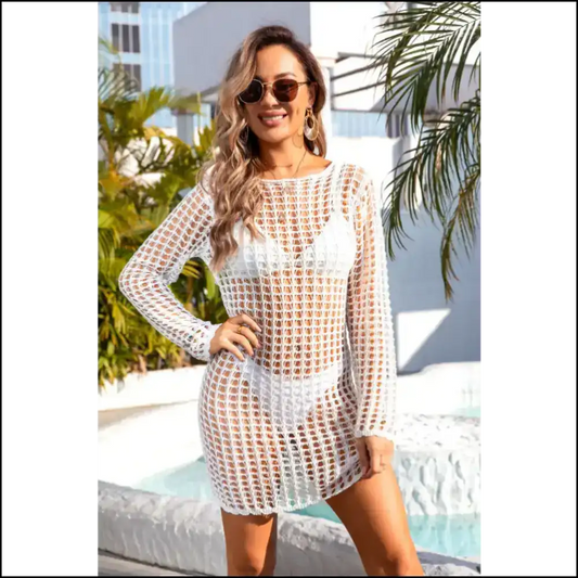 Fly High and Hide your ?Imperfect’ Wings with our Angel Cutout! 😇✨ - White / m - Cover-ups