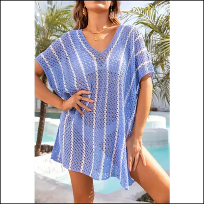 Elevate your Style with Angel Wings Openwork: Fashion That’s to Die For! 😇✨ - Blue / one Size - Cover-ups