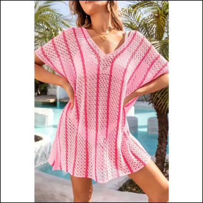 Elevate your Style with Angel Wings Openwork: Fashion That’s to Die For! 😇✨ - Pink / one Size - Cover-ups