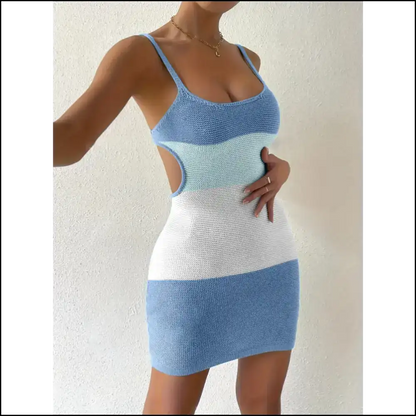 Color Block Scoop: Dress Like you Mean it Confidence Ftw! 💃 Needful Things - Light Blue / m - Cover-ups