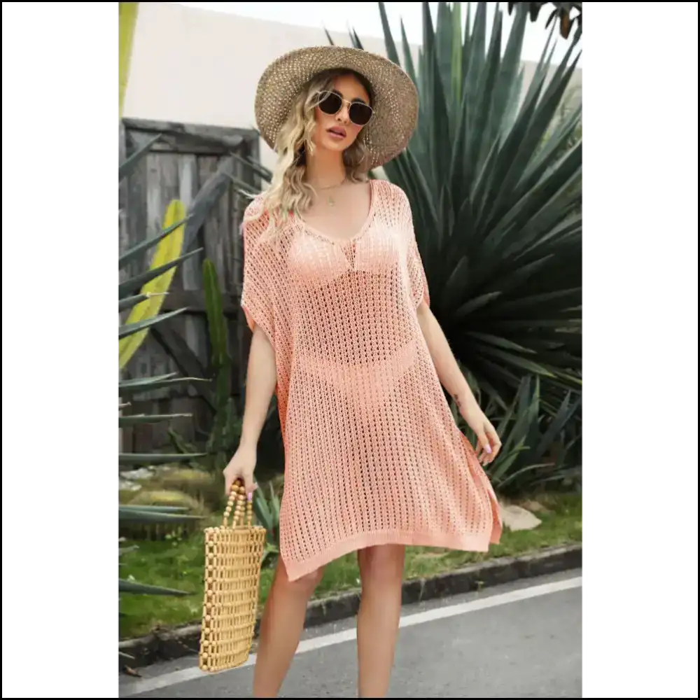 Unleash your Inner Diva in our Slit-tastically Fabulous Needful Things Cover-up Dress! 💃✨ - Tangerine / one Size - Cover-ups