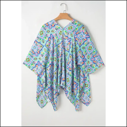 White Boho Floral Kimono: Garden Goddess (needful Things) 🌼💀 - Cover-ups
