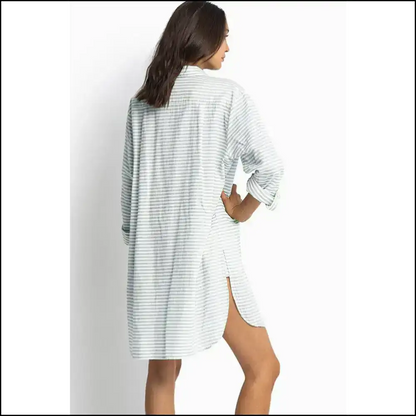 Chic White Stripe: Beach Please! (needful Things) 😎 Cover Ups