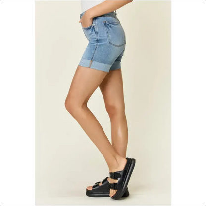 Judy Blue High Waist Tummy Control Denim Shorts