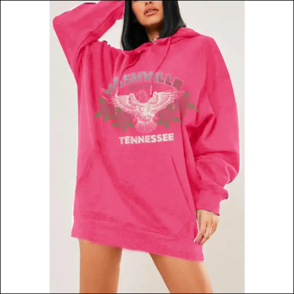 Simply Love Nashville Graphic Hoodie - Hoodies