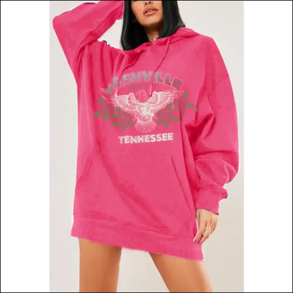 Simply Love Nashville Graphic Hoodie - Hoodies