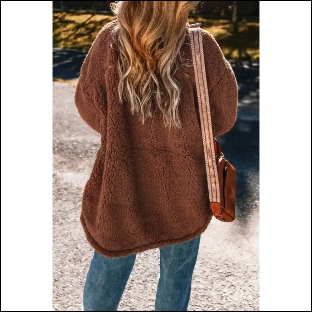 Red Clay Faux Shearling Button Up Jacket: so Cozy Youll Swear its Stolen from a Cloud! Needful Things. - Jackets