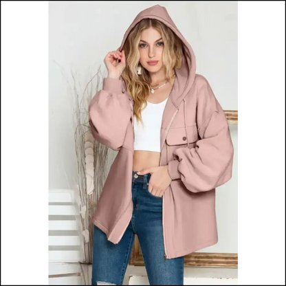 Pink Bishop Sleeve Jacket: Cozy & Fabulous Duh! 💅 Needful Things Jackets