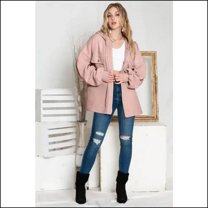 Pink Bishop Sleeve Jacket: Cozy & Fabulous Duh! 💅 Needful Things Jackets