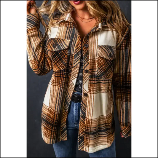 Plaid: your Chic Multicolor Print Shacket Savior from Needful Things 😜 - Multicolour / s - Jackets