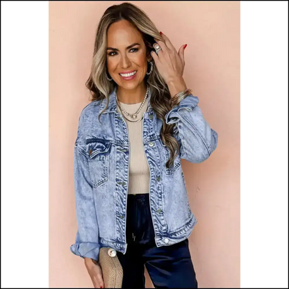 Beau Blue Vintage Washed Denim Jacket: so Good it Hurts 💙 Needful Things Jackets