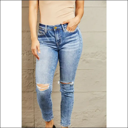 Get Ready to Stun in Needful Things Distressed Skinny Jeans Gorgeous! 😎👖