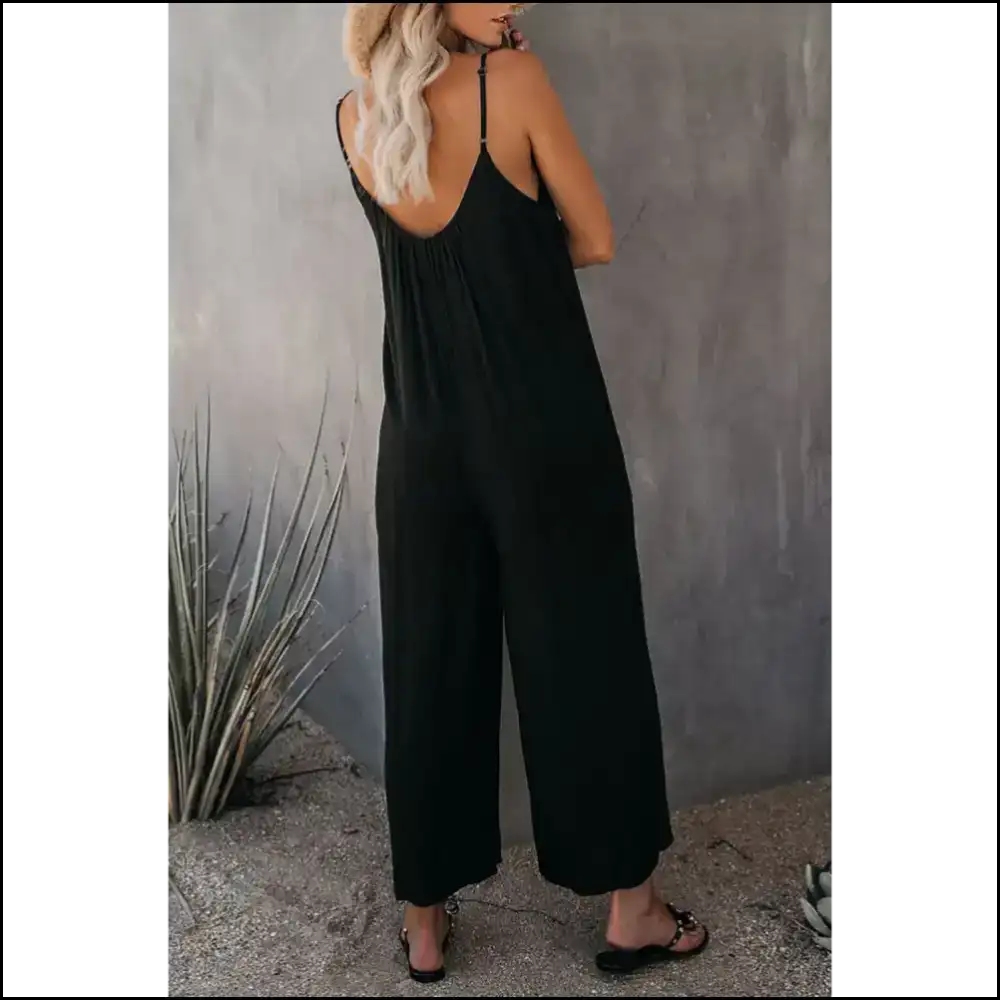 Chic Black Jumpsuit: from Zero to Goddess 🖤 Jumpsuits