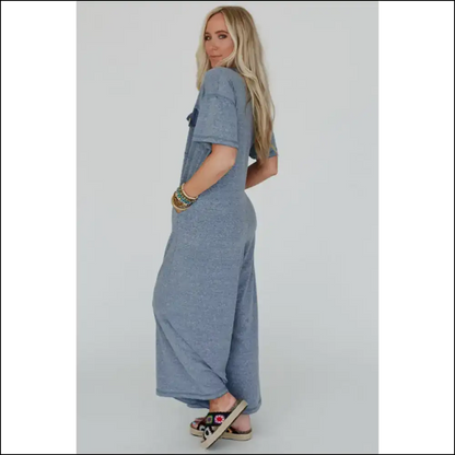 Jet Stream Patchwork Pocket Jumpsuit Jumpsuits
