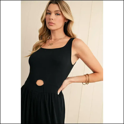 Needful Things: Chic Black Cutout Wide Leg Jumpsuit Instant Diva just Add! 😈 Jumpsuits