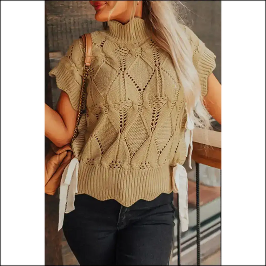 Light French Beige Sweater: so Cozy It’s Criminal 😈 - s - Knit Tops