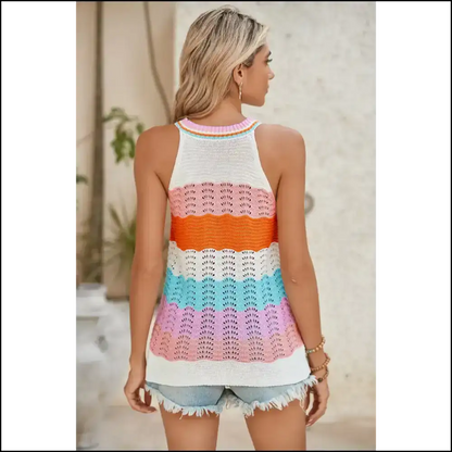 Needful Things: Wavy Striped Rescue Mission! Multicolour is! Knit Tops
