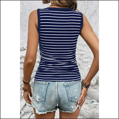 Pink Stripe Contrast: Dangerously Fab Top from Needful Things 😈 - Knit Tops