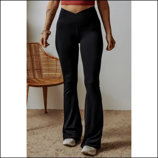 Waist Flared Leggings: Pants so Good They’re -lared! 🖤 Needful Things - Black / s - Leggings