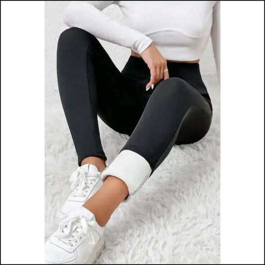 High Waist Thermal Fleece Leggings: Needful Things’ Winter Warmth 🔥 - Black / s - Leggings