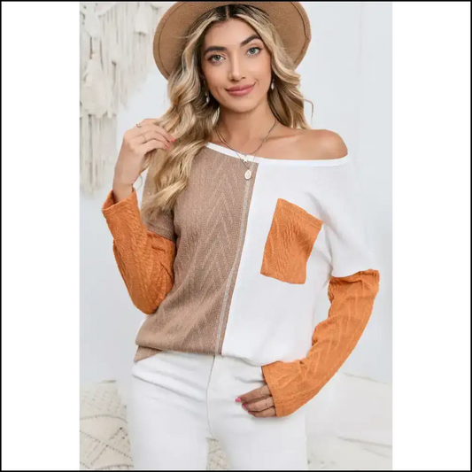 Orange you Glad Found this Vibrant Long Sleeve? 😂 Needful Things - s - Sleeve Tops