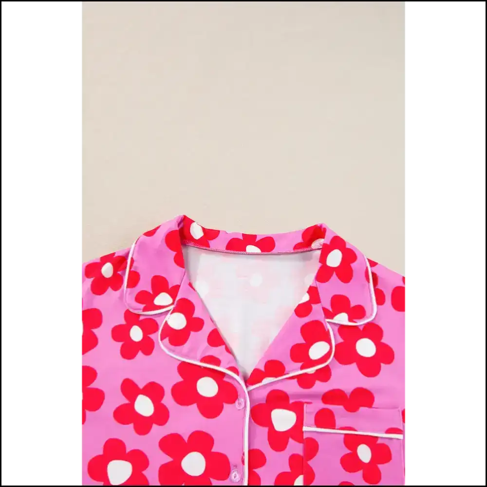 Floral Dreams Pajama Set: Bloom in Bed with Needful Things 😴 - Loungewear Set
