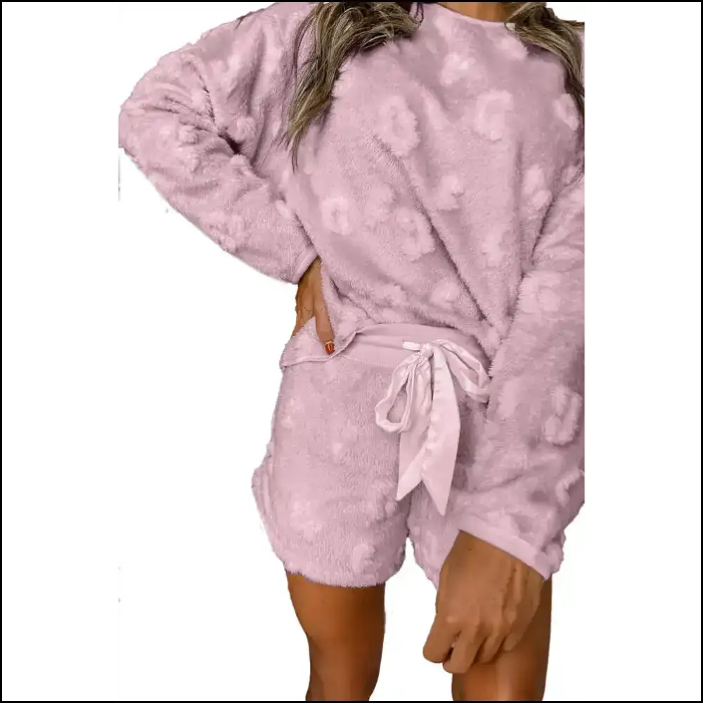 Lavendula Cheetah Pajama Set: Netflix & Chill Like a Boss 🐆 - Loungewear Set